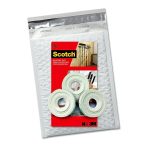 Scotch Permanent Mounting Squares, 4 Squares holds up to 1 lb, 100 x 1-in Squares, White, ships in e-ecommerce packaging